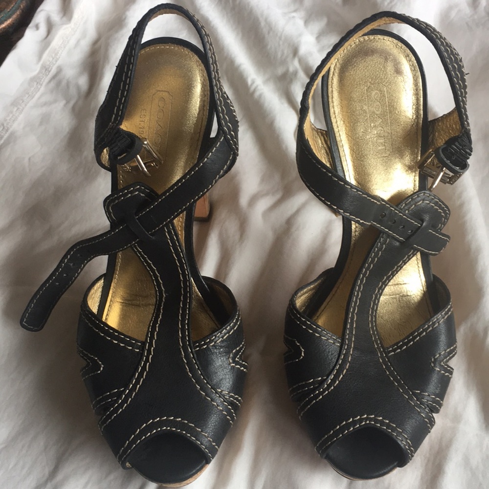 Coach high heels